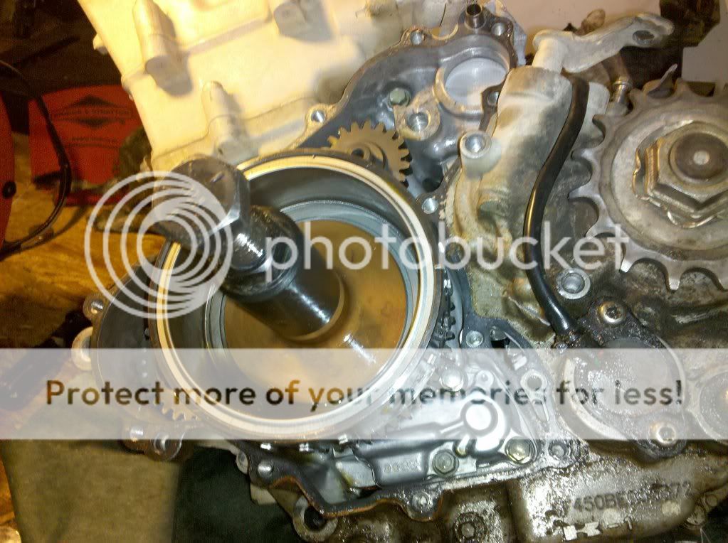 How to clean oil screens with pics Kawasaki KFX450 Forum