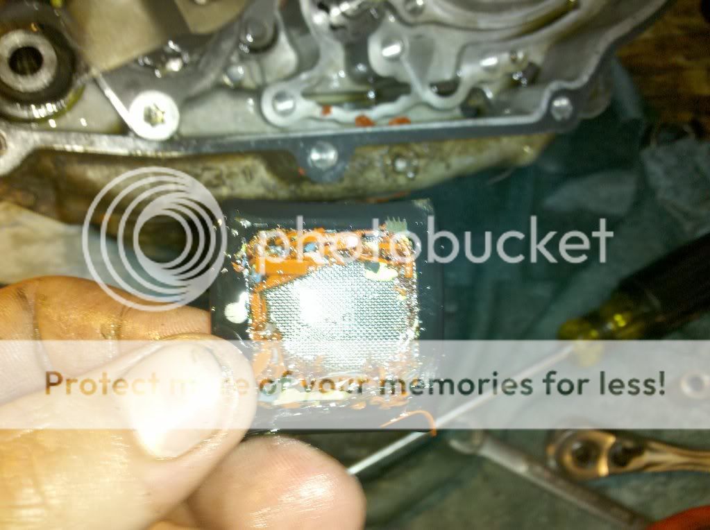 How to clean oil screens with pics KFX 450 HQ Forum