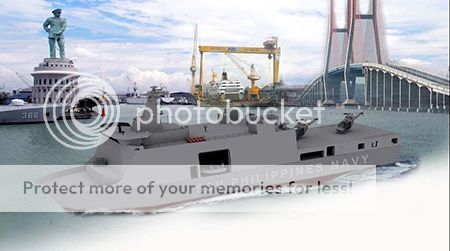 Miniatur kapal SSV pesanan Filipina dari PT PAL Indonesia