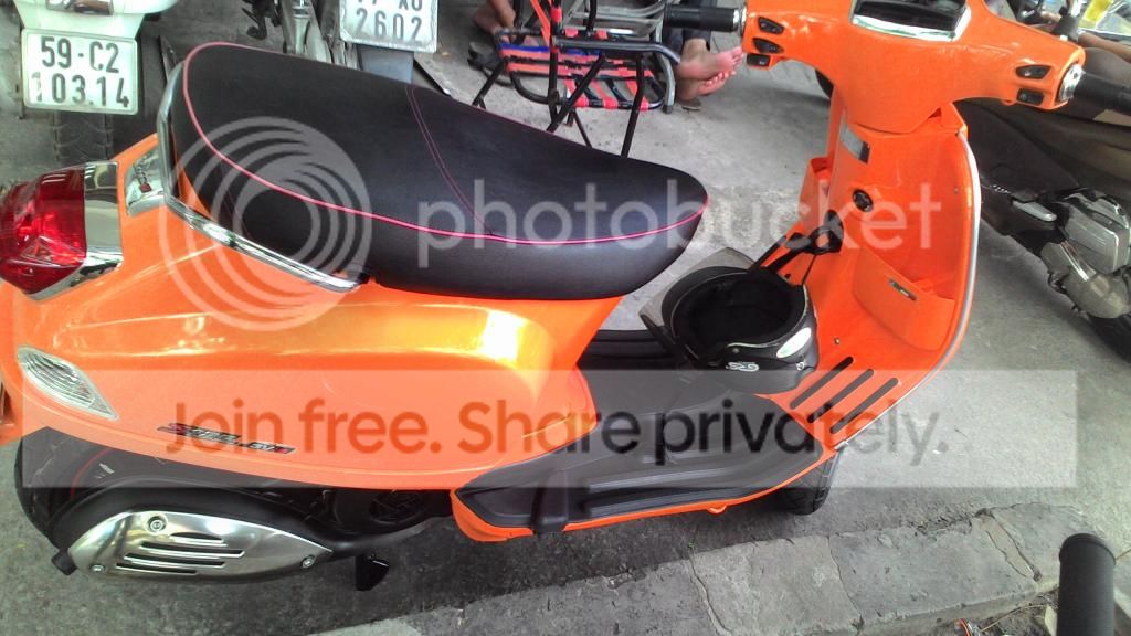 tiễn chân dài Piaggio LX 3van ,125ie , màu đỏ ..... - 2