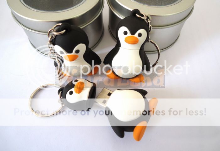 3D Quality Product Happy Feet USB Flash Drives WeirdLand Penguin USB 3.0 Stick