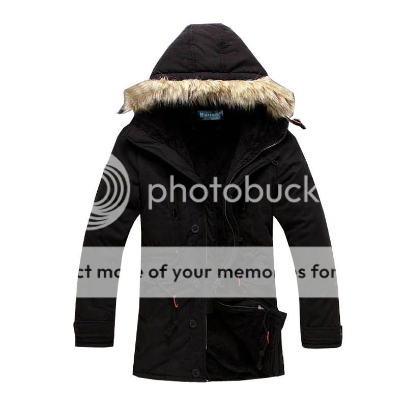 Parka homme mi longue avec capuche à fourrure,manteau homme chaude et tendance Parka homme mi longue avec capuche à fourrure,manteau homme chaude et tendance